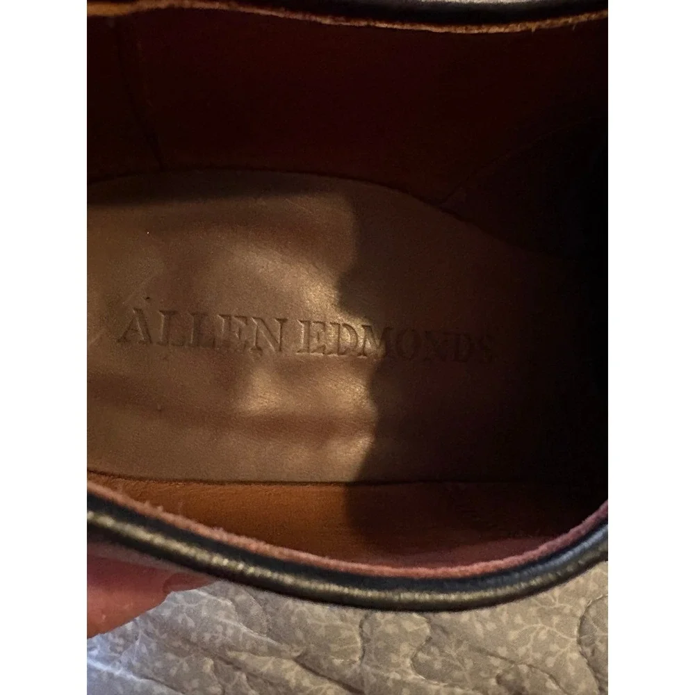 Allen Edmonds Carlyle Oxford Mens 10.5 D Black Good Leather Dress Shoes 8830